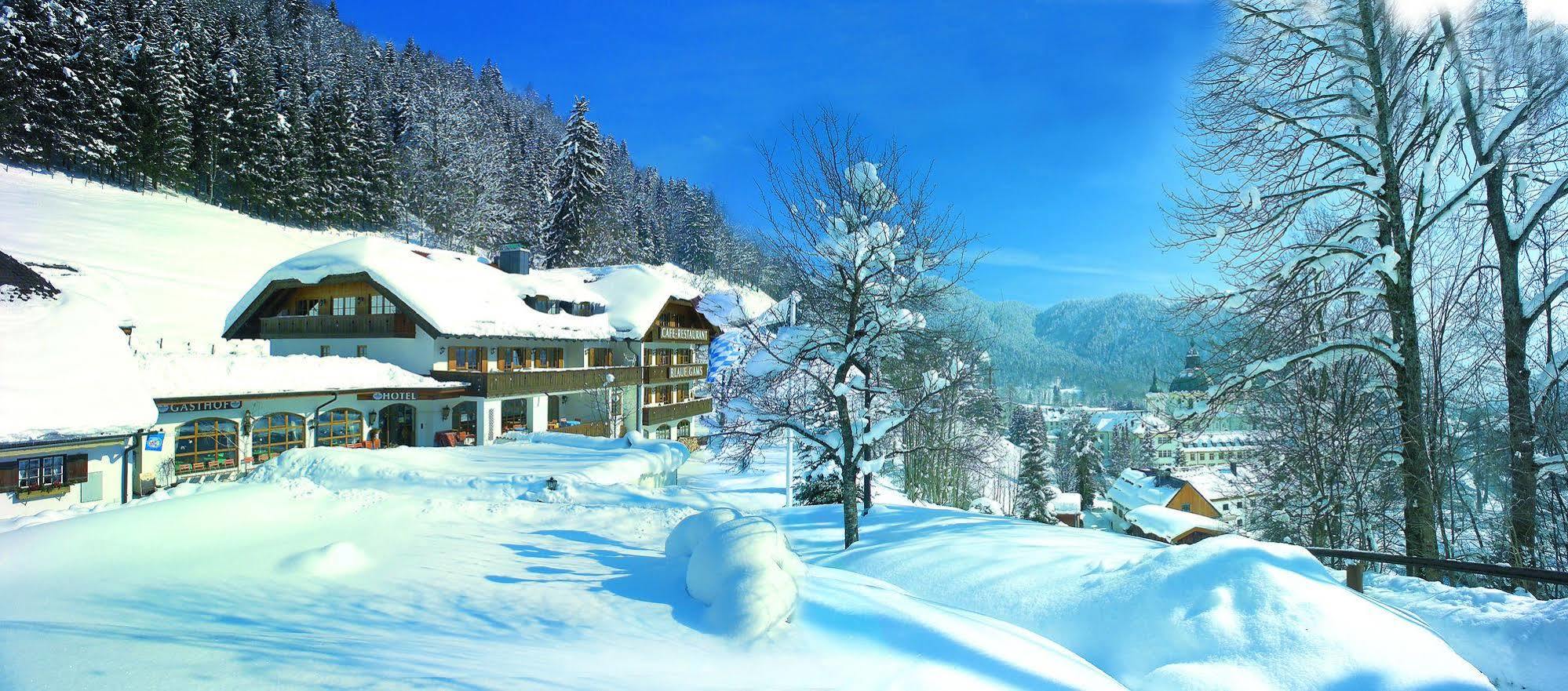Gasthof Blaue Gams เอตทาล ภายนอก รูปภาพ
